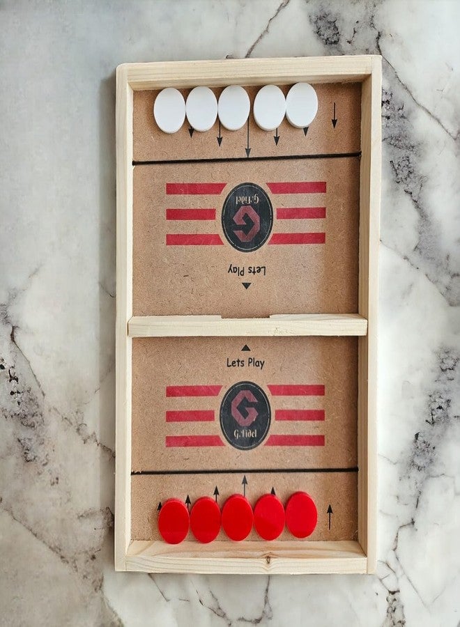 G.FIDEL لعبة هوكي احترافية كبيرة الحجم من جي.فيدل مقاس 24 بوصة | أسرع | أسرع من أول لمسة | لعبة لوحية داخلية للأطفال والكبار والعائلة. - Image 1